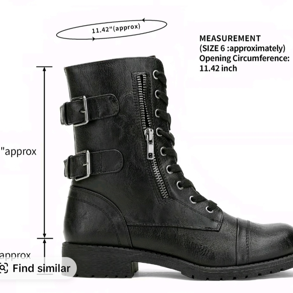 Black Lace-Up Ankle Boots